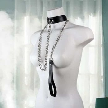Choker Collar mit Leine Kpop Style 3